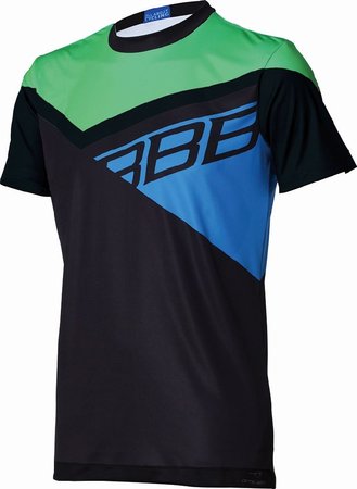 BBW-315 Gravity černo/zeleno/modrý dres